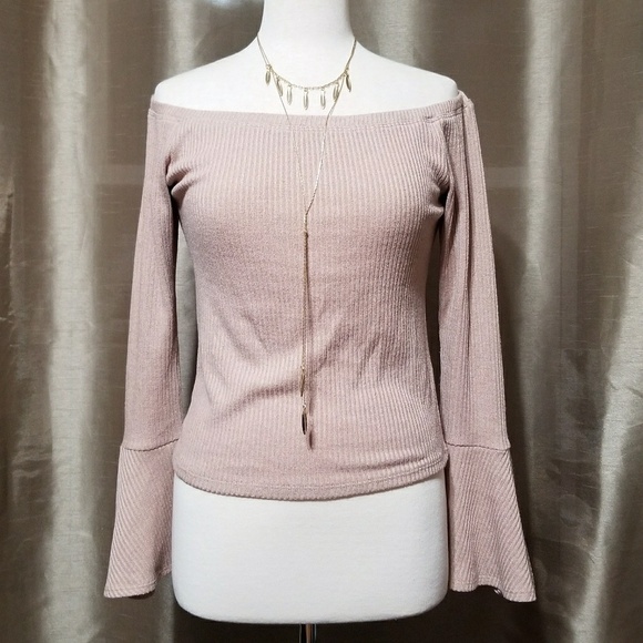 Mimi Chica Women's Off Shoulder Top - Picture 1 of 4